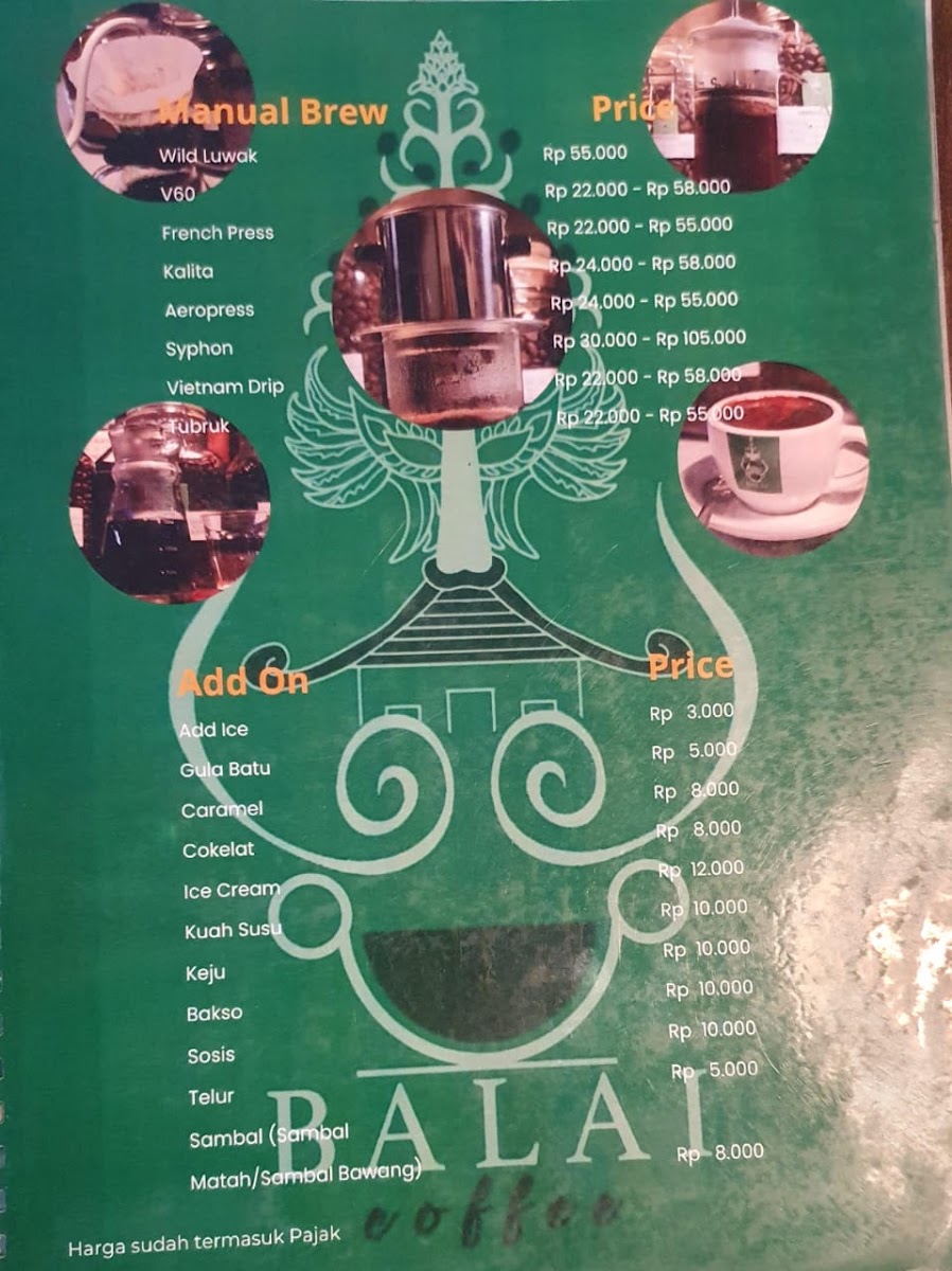 Balai Coffee Menu - Image 6